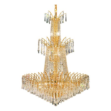 Elegant Lighting Royal Cut Clear Crystal Victoria 18-Light 8032G32G/RC